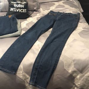 Express mid-rise Blue Jeans